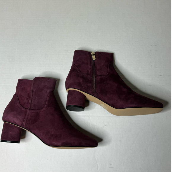 Draper James Burgundy Bethany Bootie NEW Size 10 - Picture 6 of 11